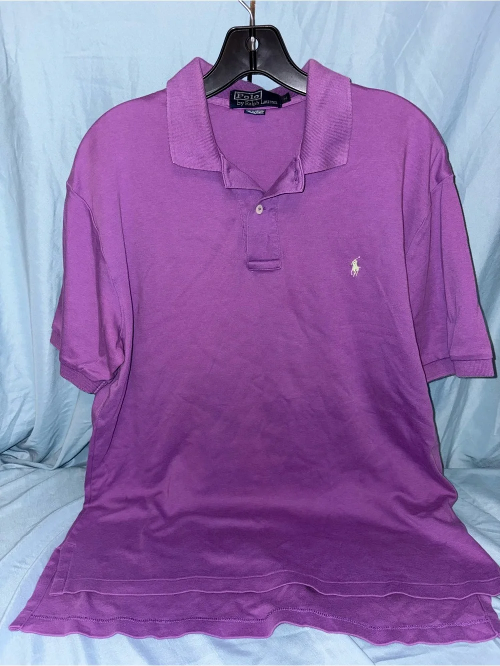 Ralph Lauren Purple Short-Sleeve Polo Shirt